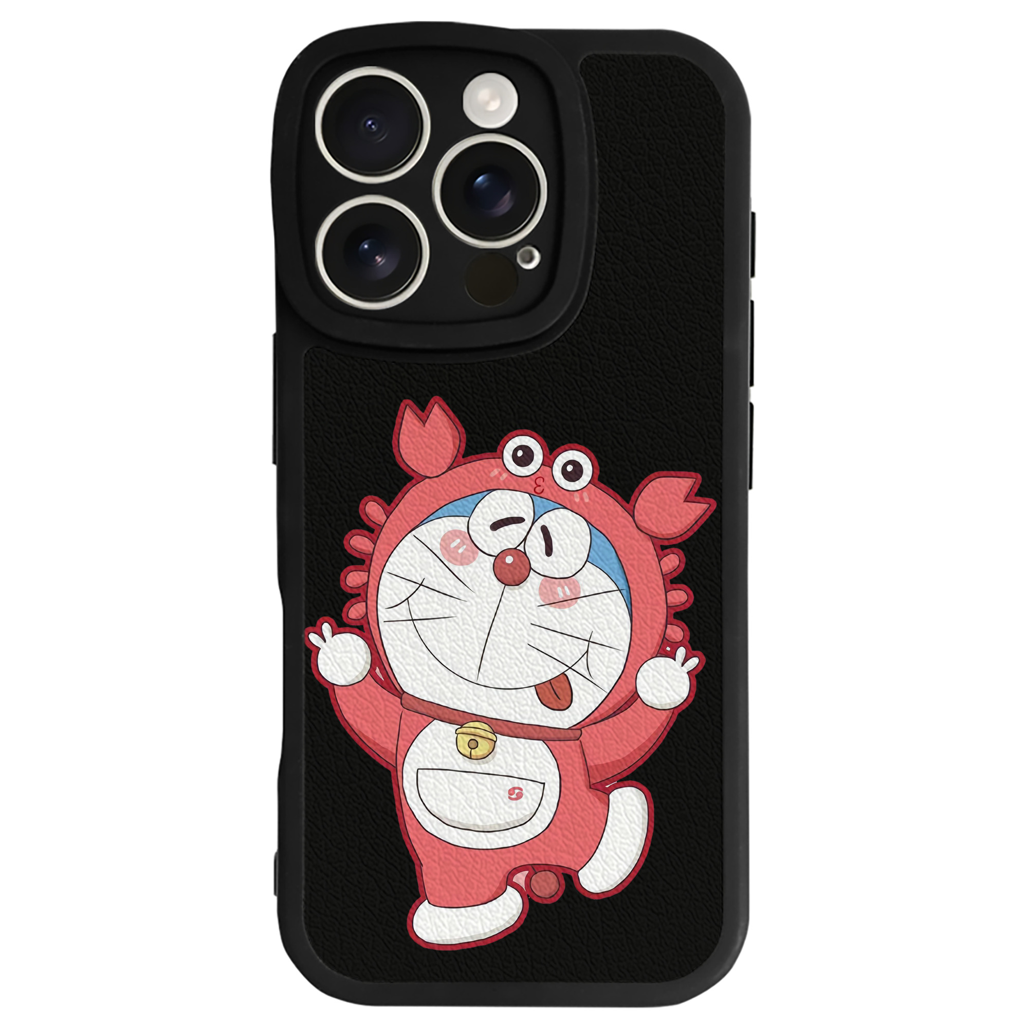 （画像用） ドラえもん Doraemon 【iPhone 16シリーズ対応】シリコンスマホケース（レザー調） 材質：シリコン